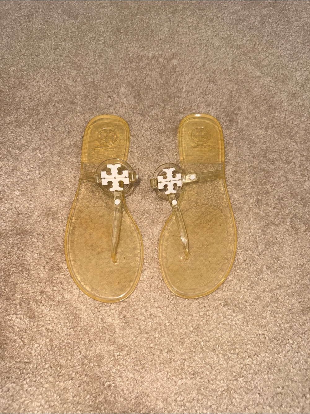 Tory Burch Translucent Jelly Miller Thong Sandals